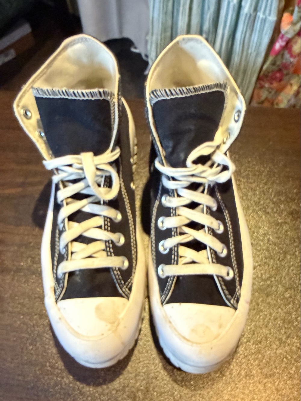 Converse White Canvas High-Top Sneakers